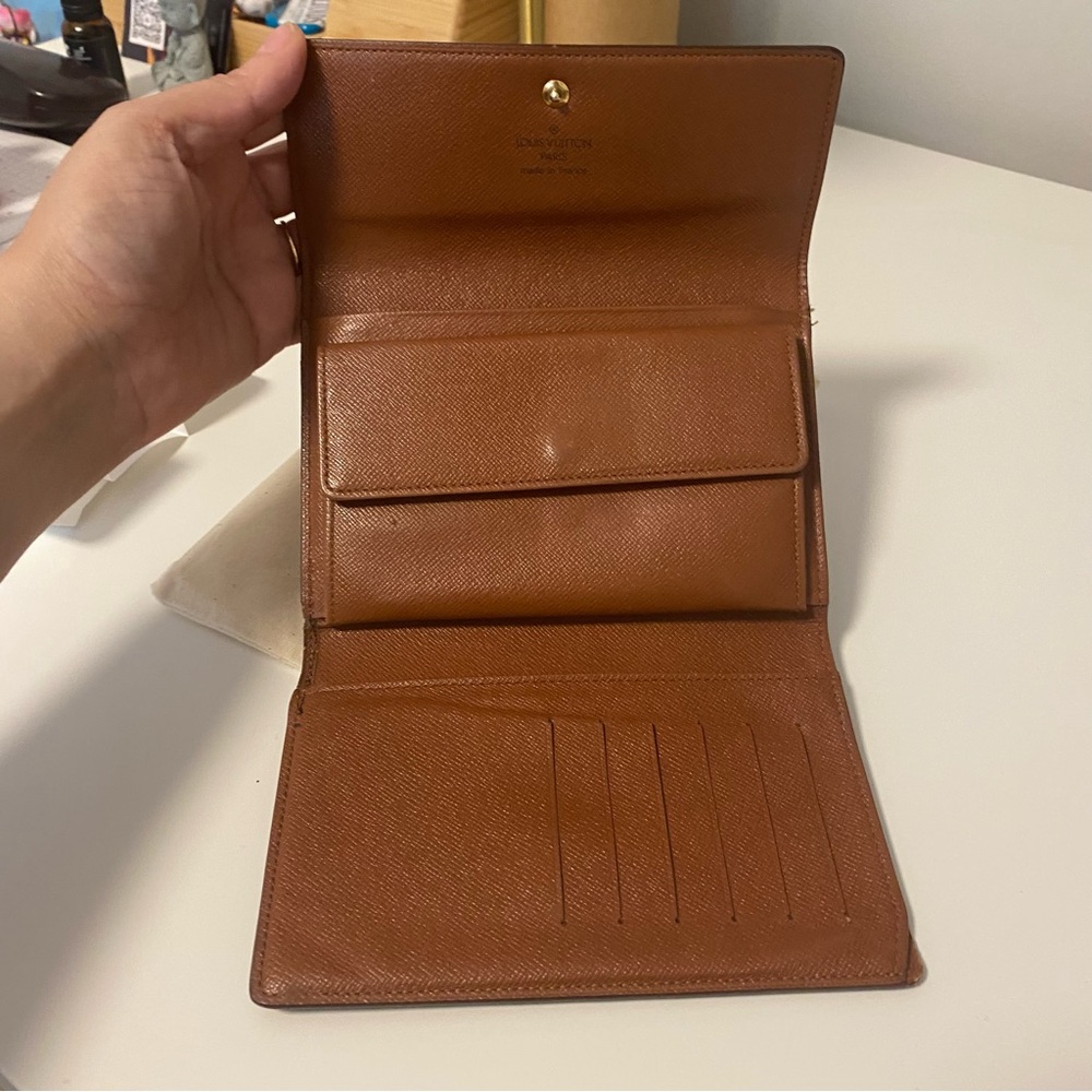 Louis Vuitton Monogram Canvas Brown and Gold Wallet - Picture 16 of 17